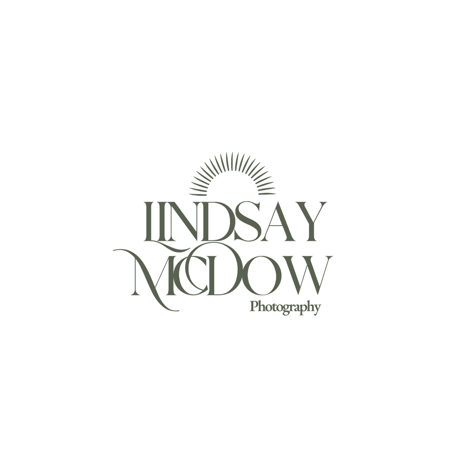 Lindsay McDow Photography Logo & Branding - Wedding & Lifestyle Photographer in West Palm Beach, Florida.