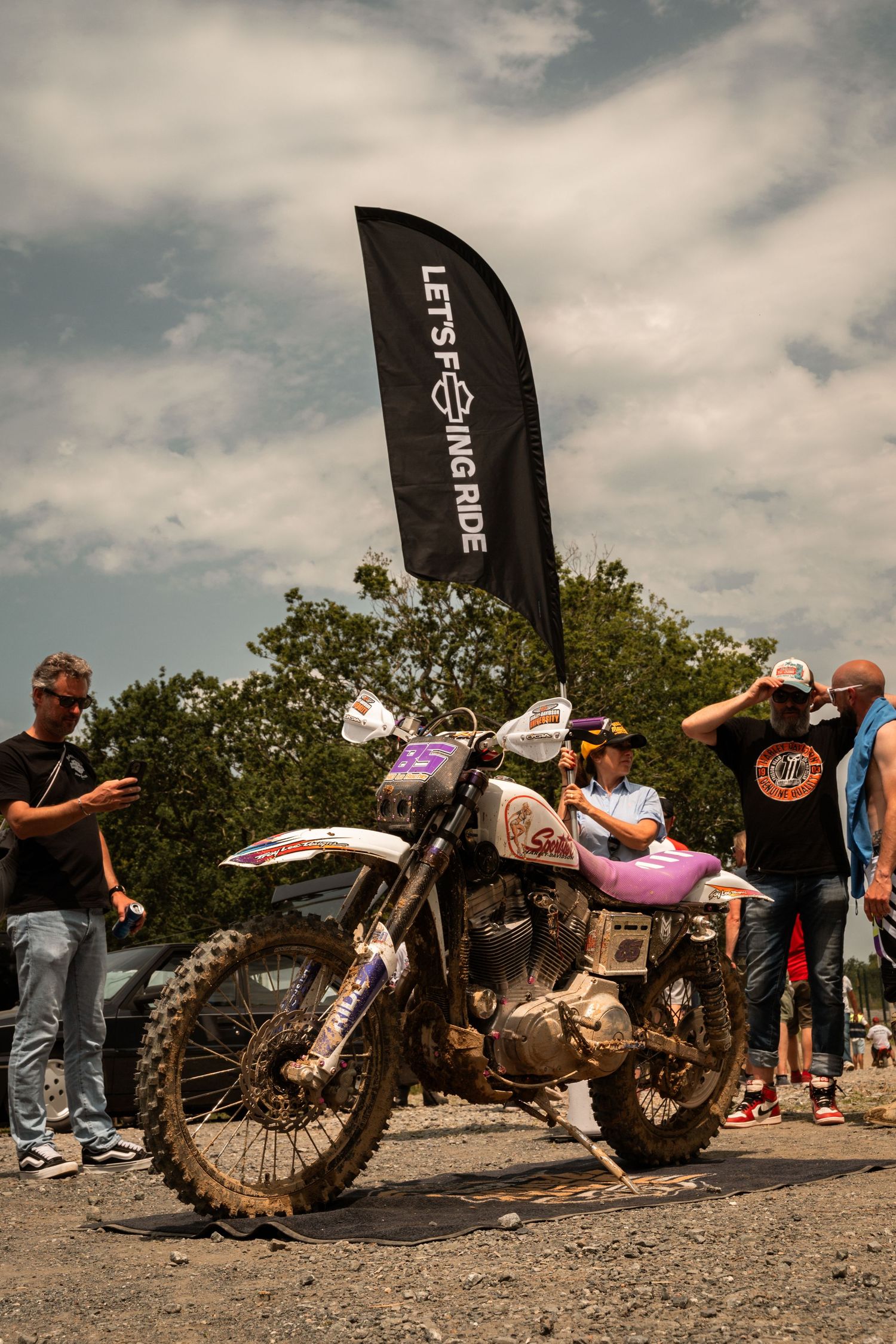 Vintage Rallye du Wheels & Waves 2025 de Biarritz teams Harley-Davidson