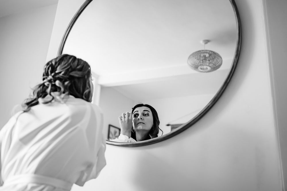 bride getting ready