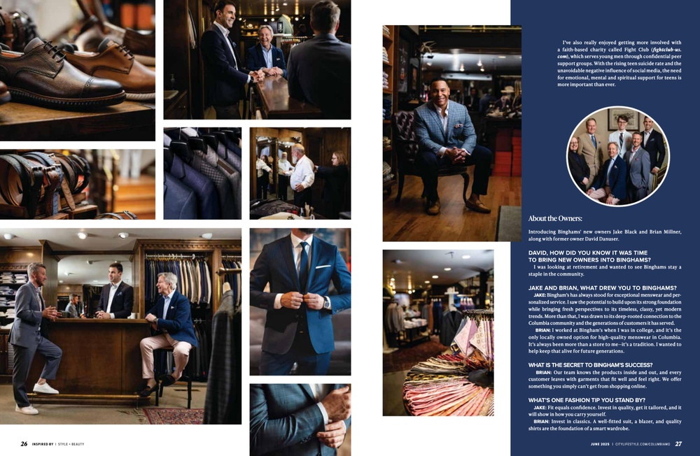 Bingham's Mens Traditional Clothing in Columbia, MO