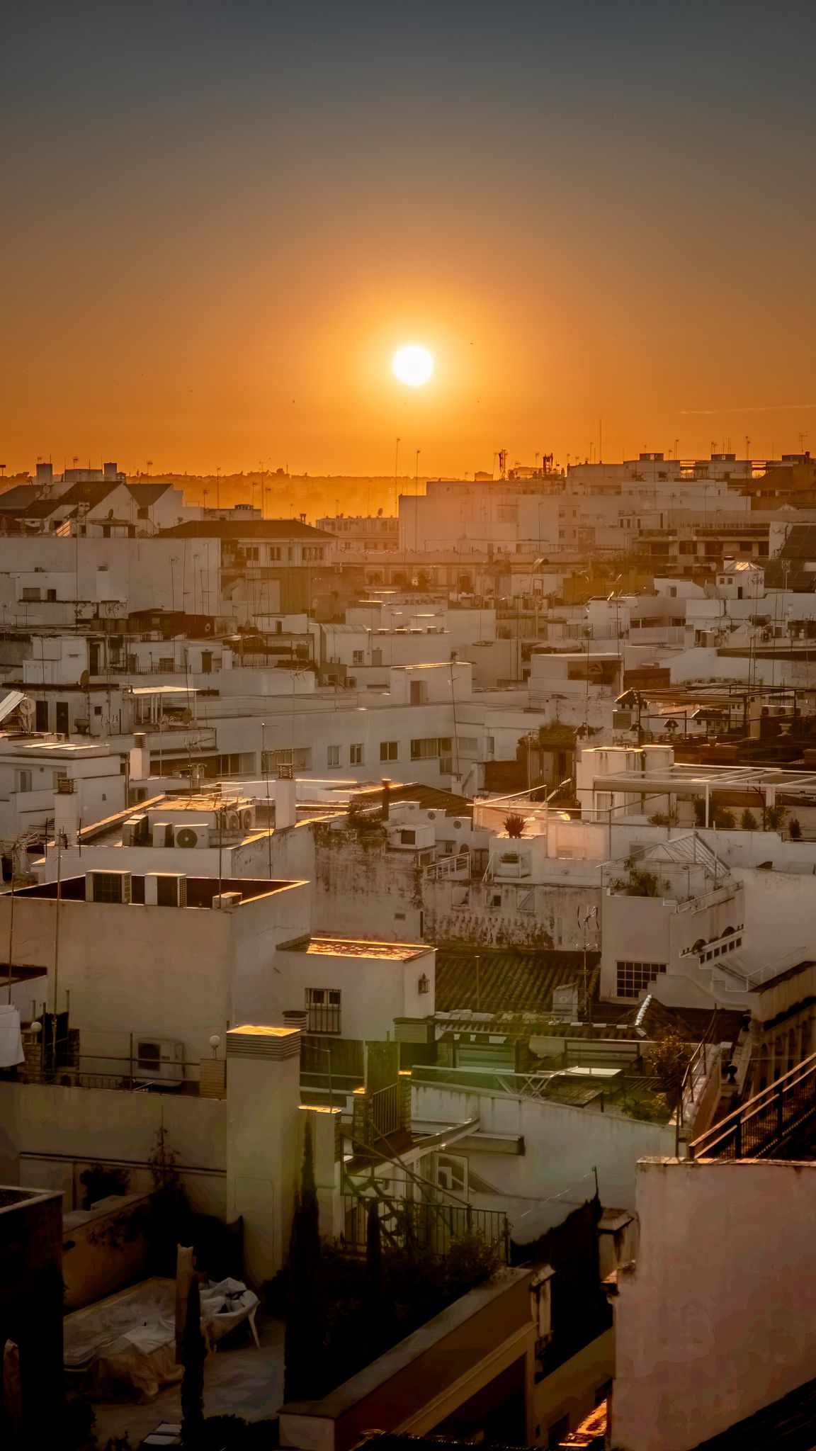Sunset from a rooftop in Seville, Spain - Ryan Stanikk Photography - Travel Photography, UK