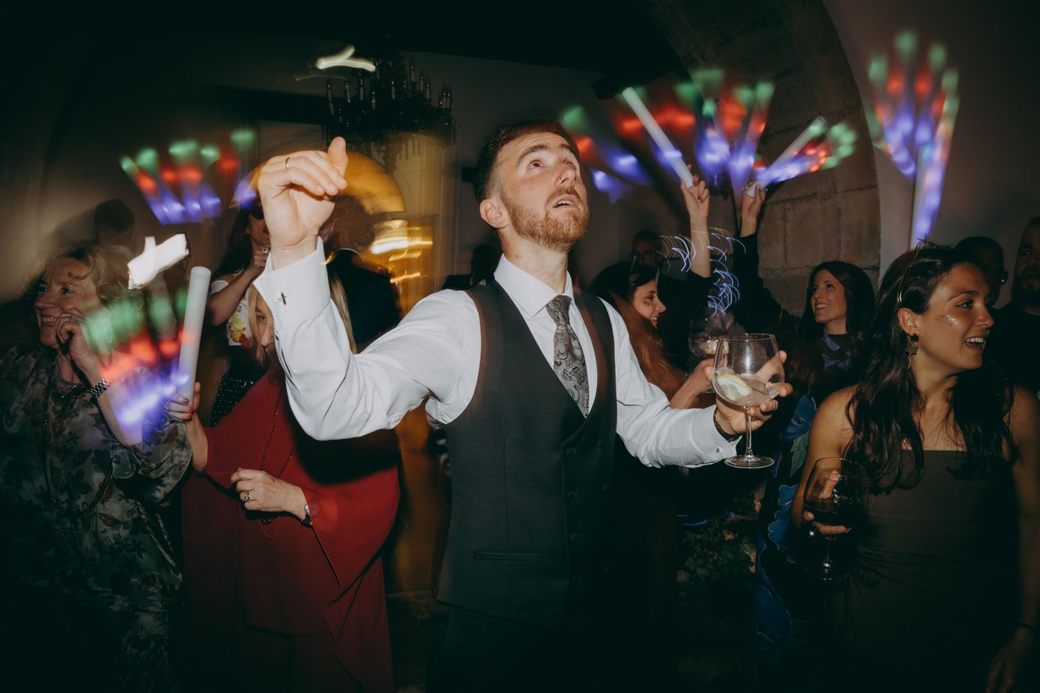 Novio bailando en el Palacio de Villabona
