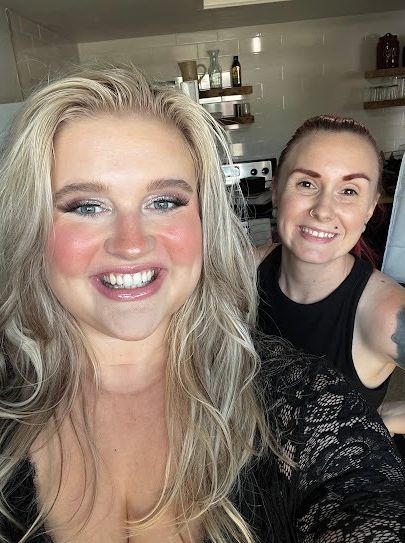 Pre-session selfie with R.H.L Boudoir client | Behind-the-scenes beauty in Venice, FL