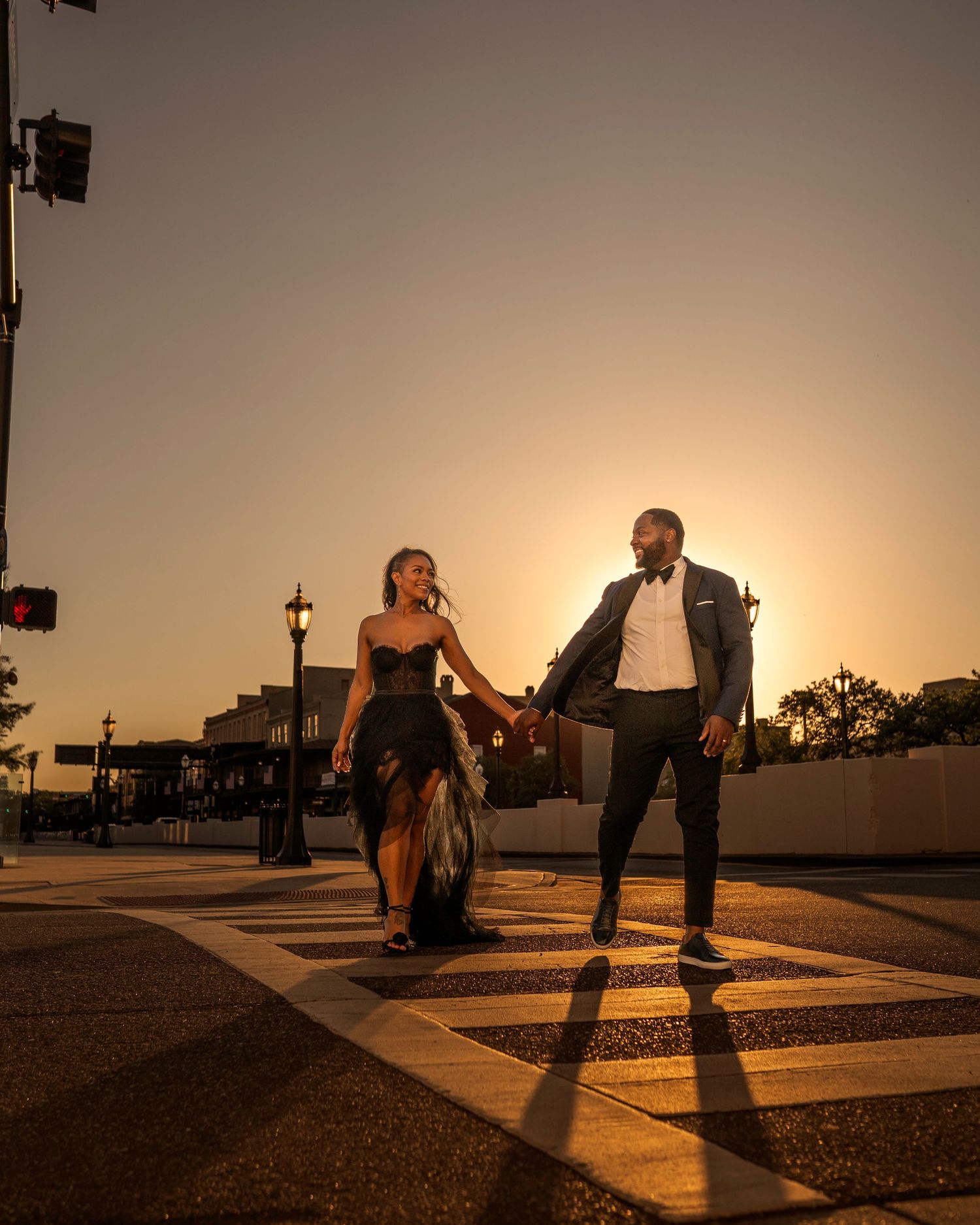 Modern city couple photoshoot