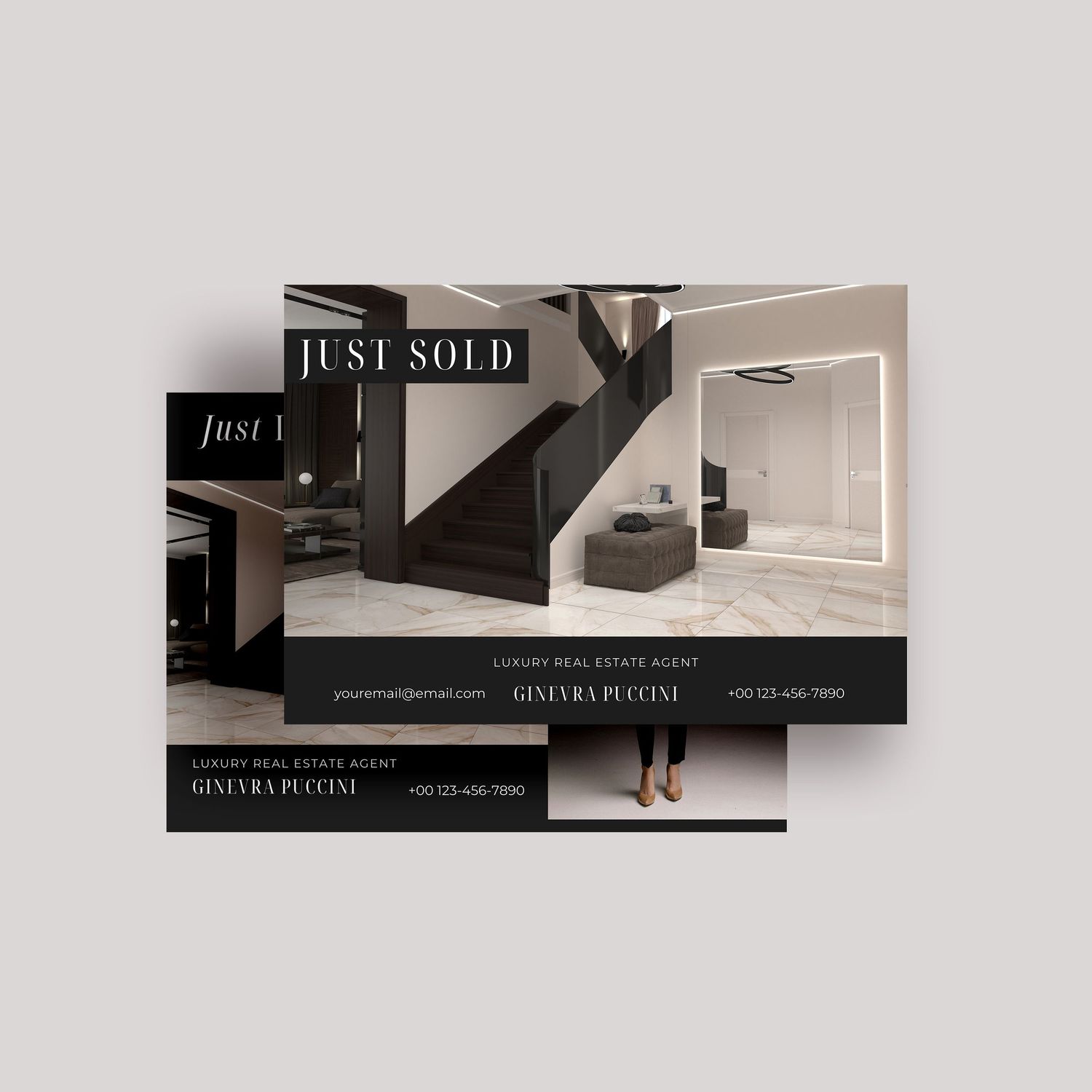 Real Estate Postcard Template by TheFlairStylist