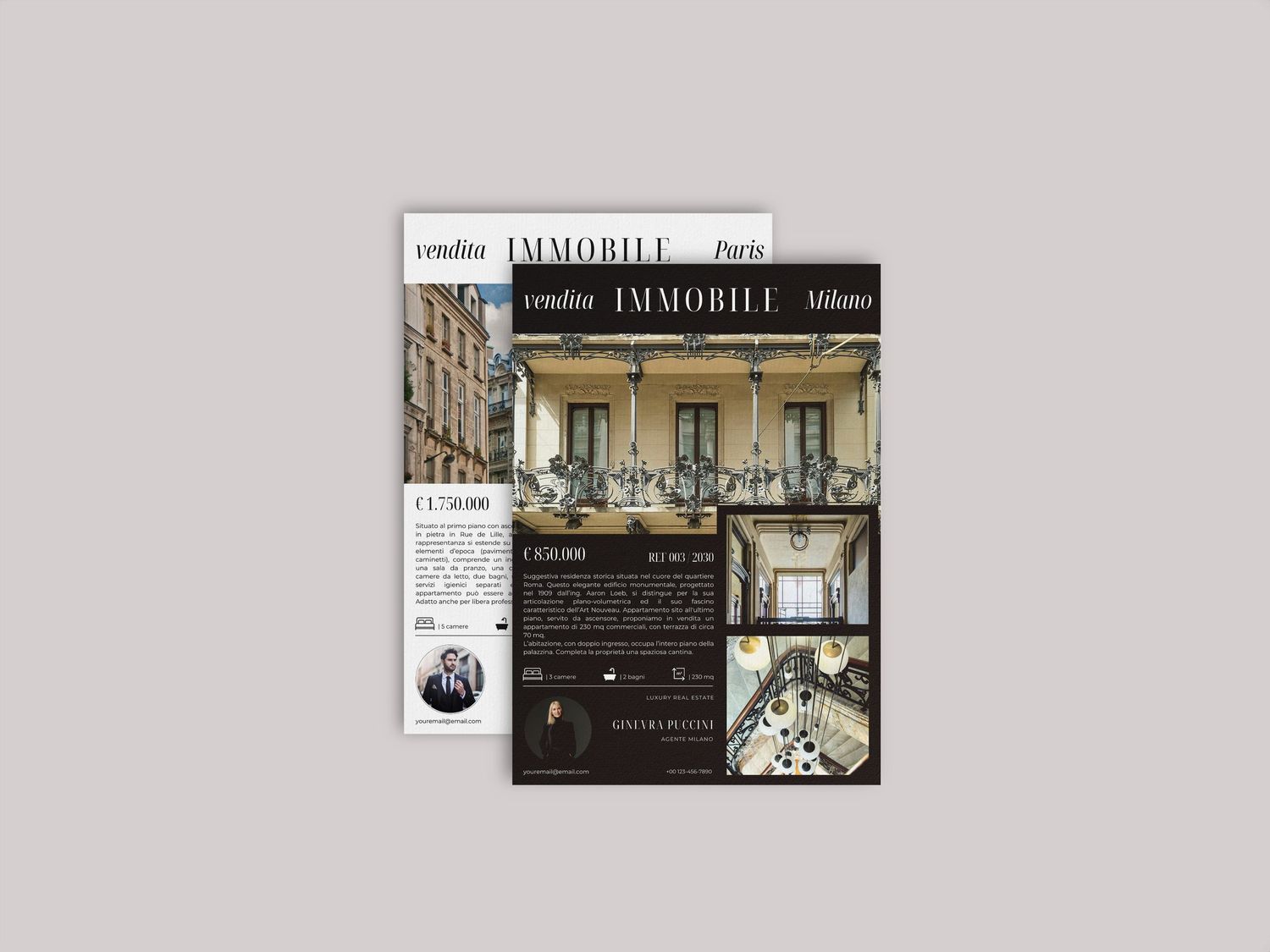 Real Estate Flyer Template by TheFlairStylist