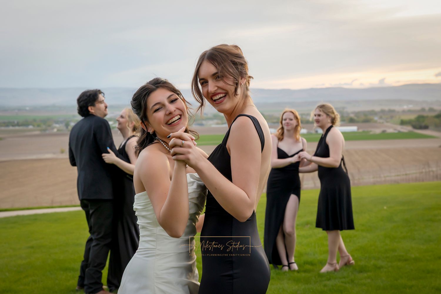 Dancing at wedding reception Garman Hill