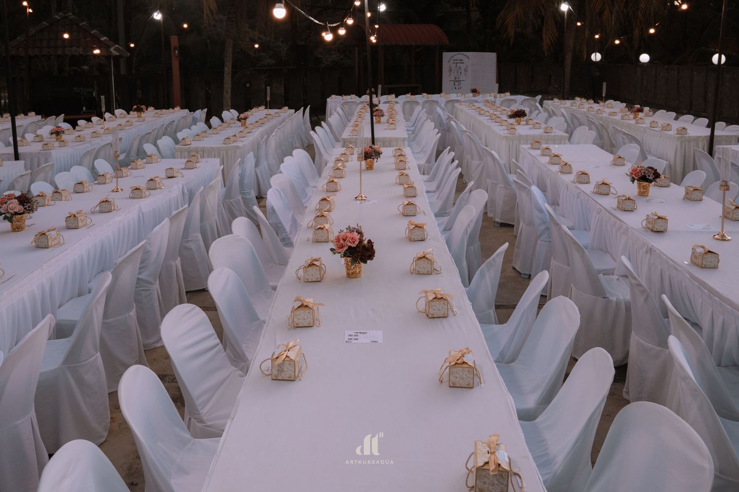 Garden theme wedding venue