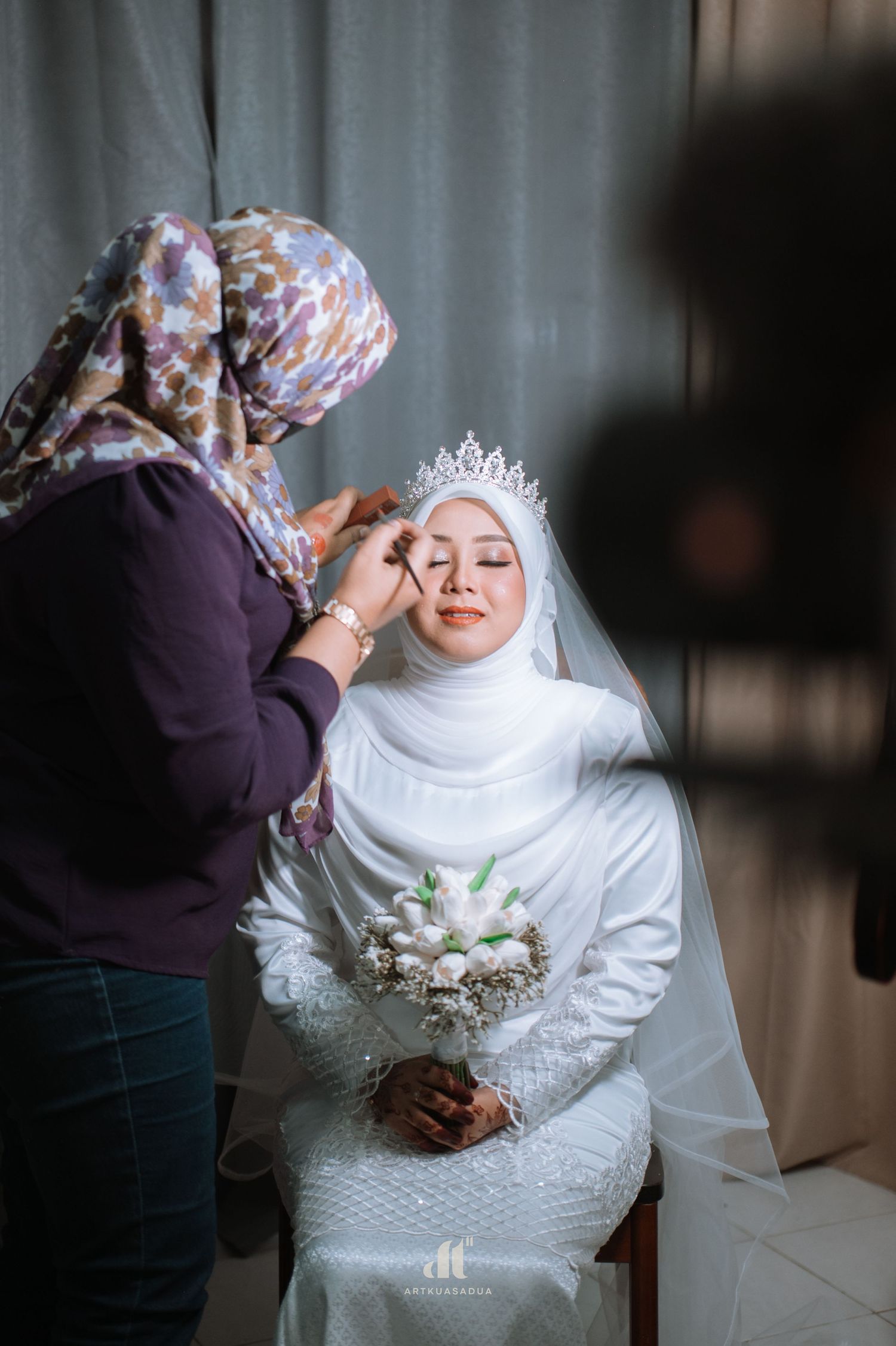 Makeup Session of Solemnization's day