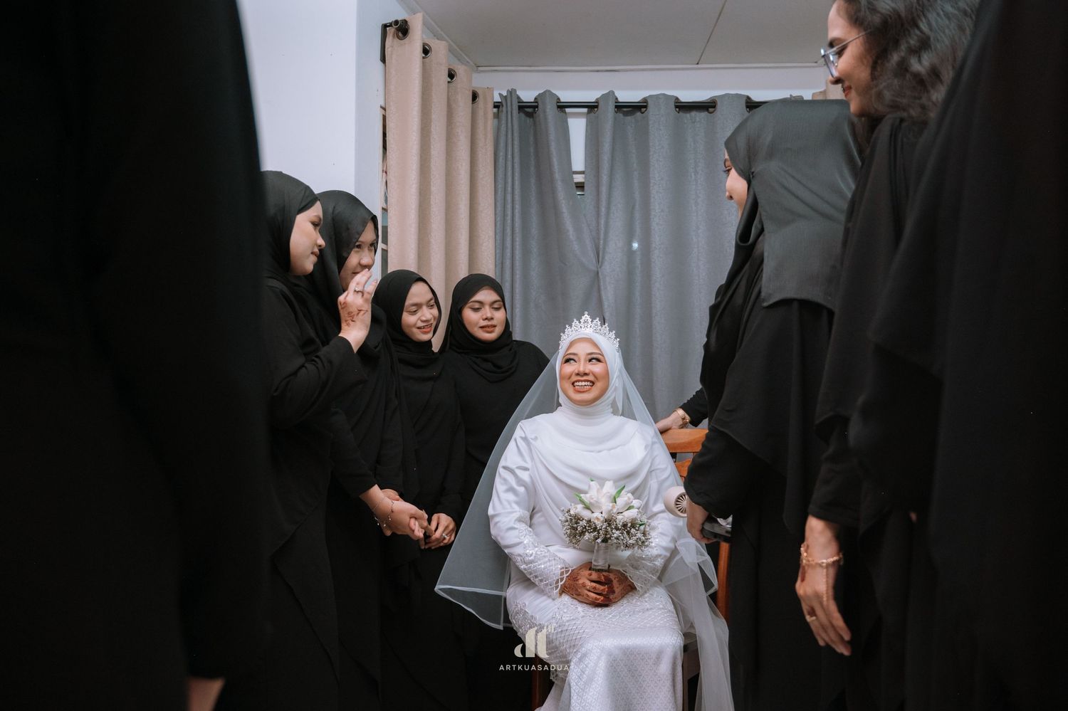 First Look Session at Nikah's day