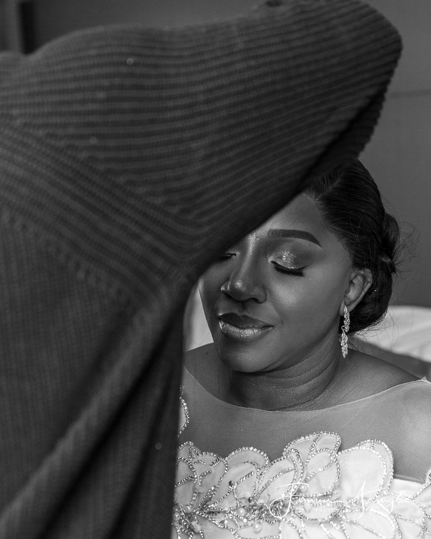 Wedding bride prep, captured by Pataki Photos