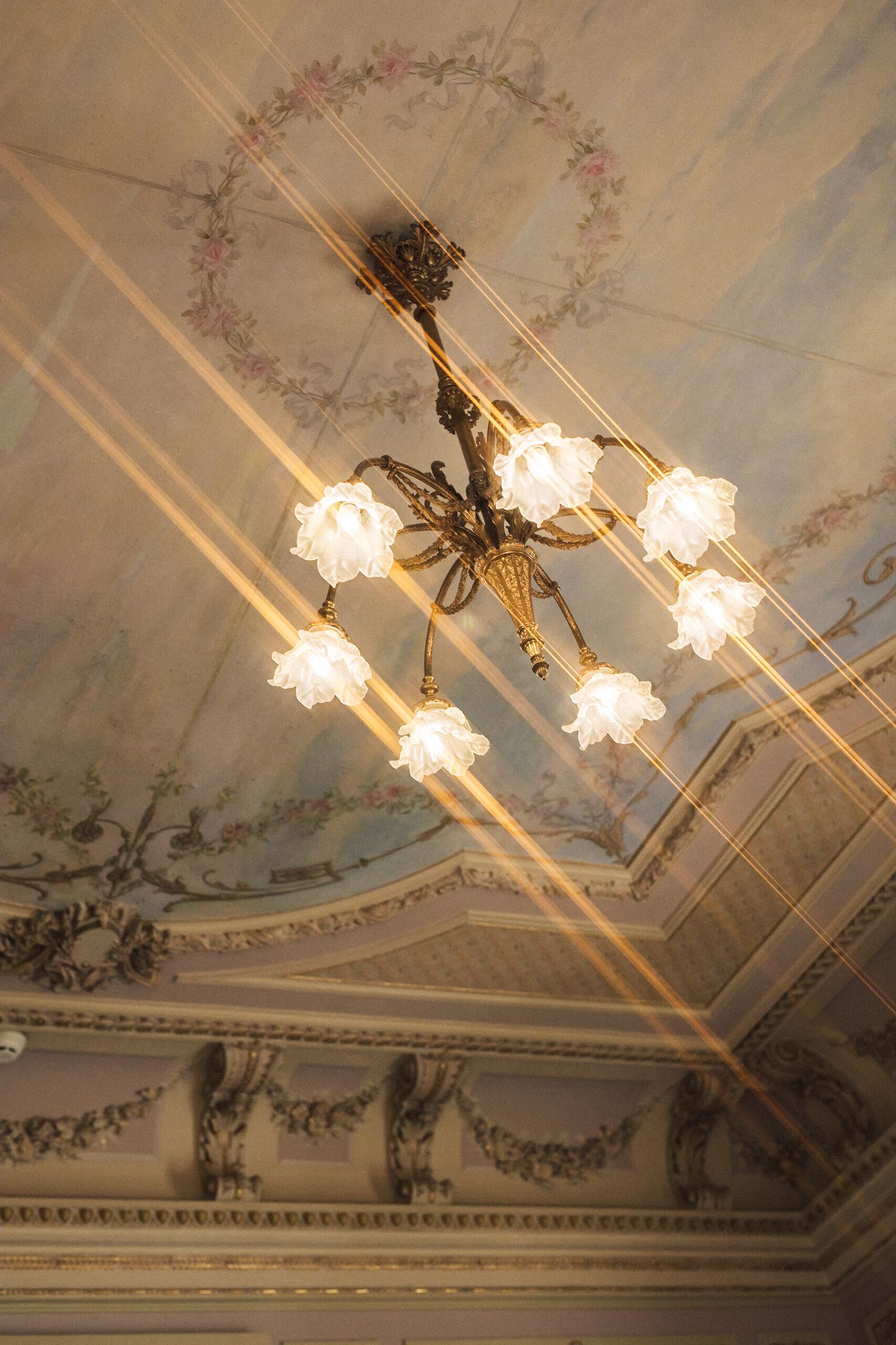 detail from the chadelier at pestana palace
