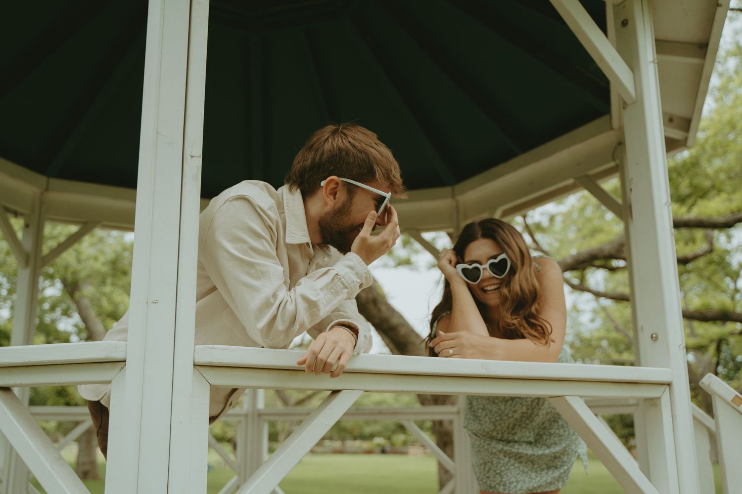 Texas proposal photography-spring garden proposal Photographer