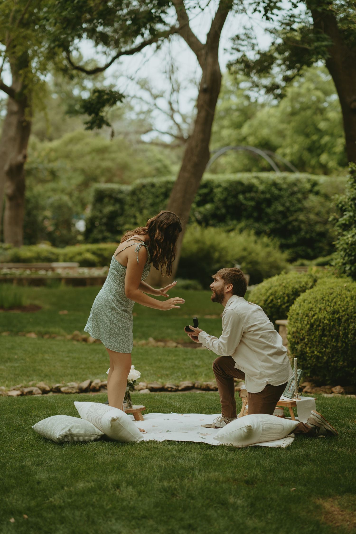 Texas proposal photography-spring garden proposal Photographer