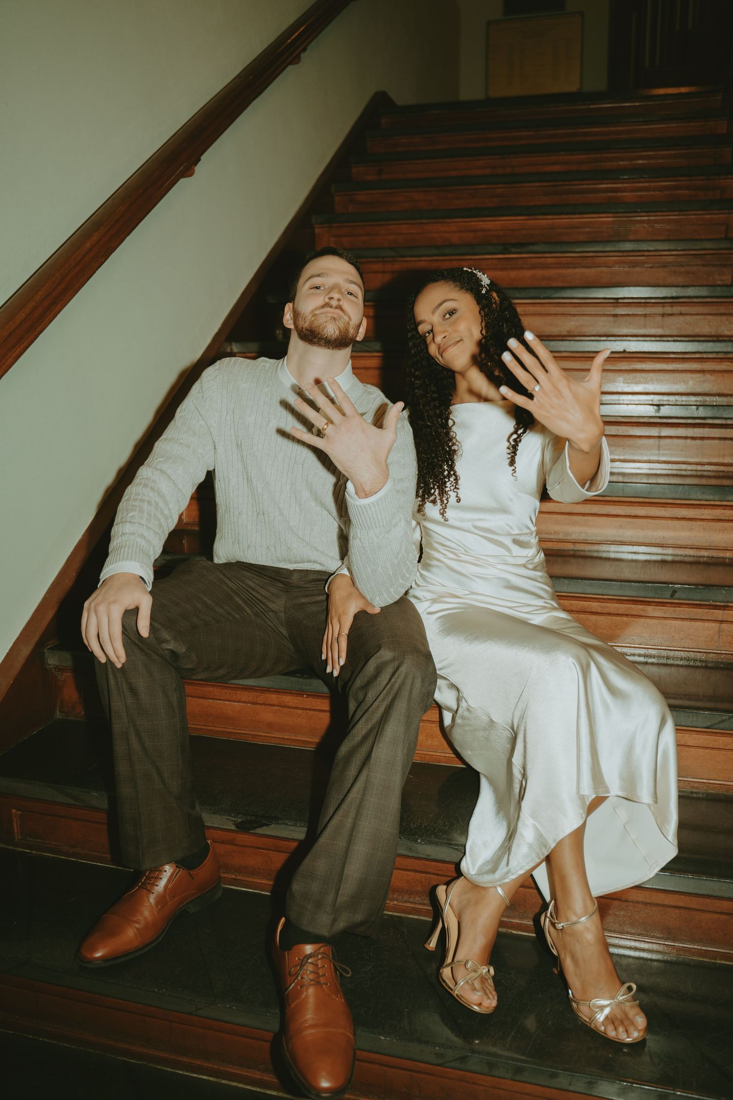 Fort Worth Texas downtown courthouse wedding photography-elopement photographer based in Texas with a vintage look and retro style