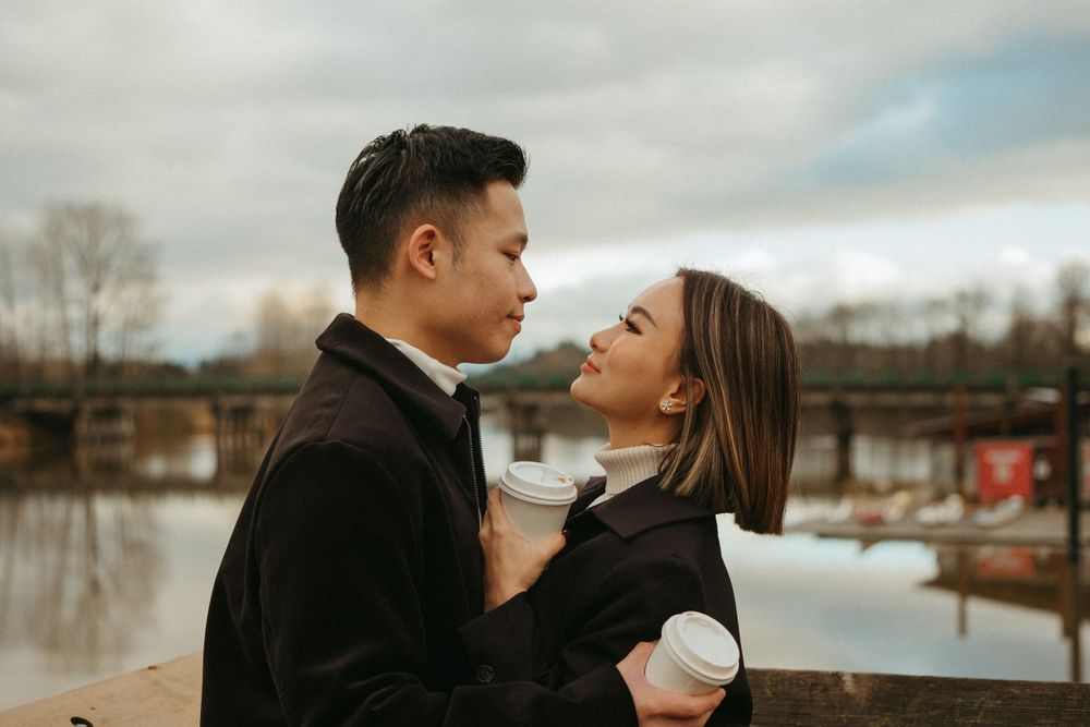 Engagement photo session in Fort Langley, BC