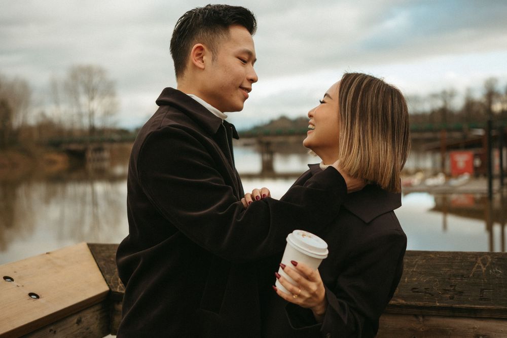 Engagement photo session in Fort Langley, BC