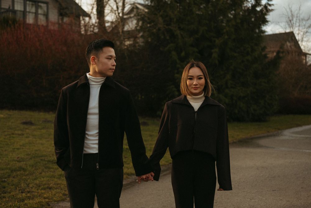 Engagement photo session in Fort Langley, BC
