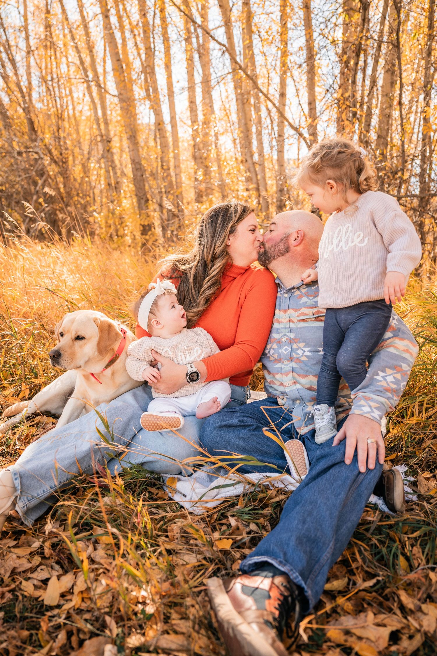 Aspen, Colorado, Family, Fall, Photography, Dog, Yellow Lab