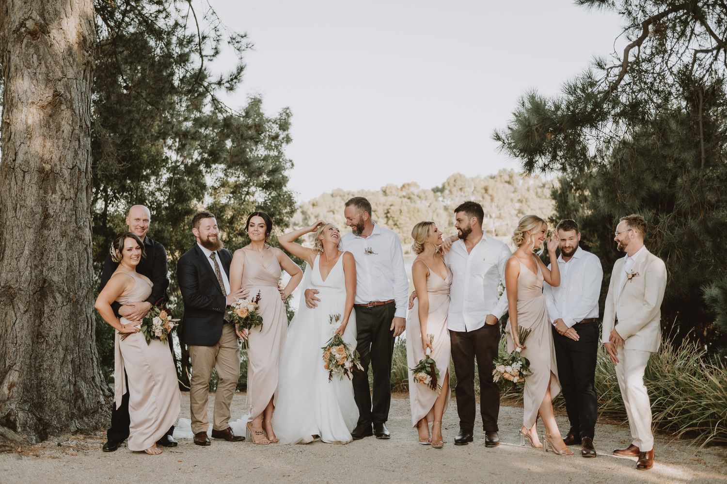 Josef chromy wedding party photo captured by elopement photographer Joss Jensen Photography in Tasmania