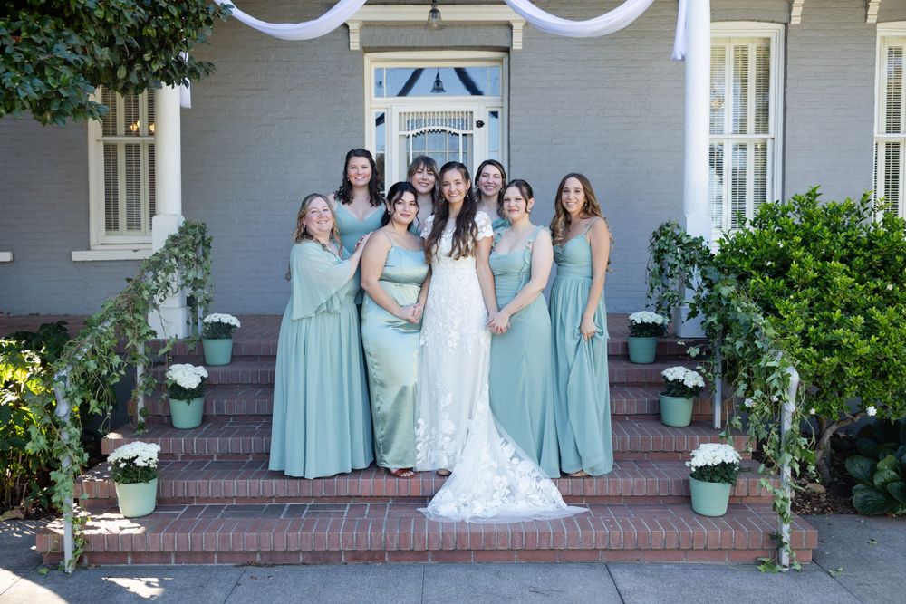 bride, bridesmaids, patrick ranch museum, durham California Wedding, Wedding Photographer