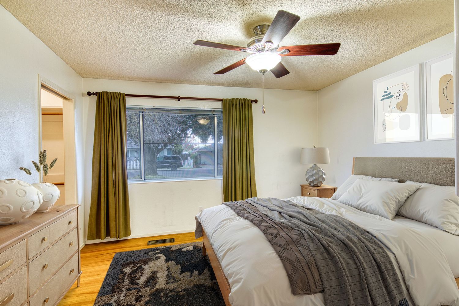 Bedroom after virtual staging