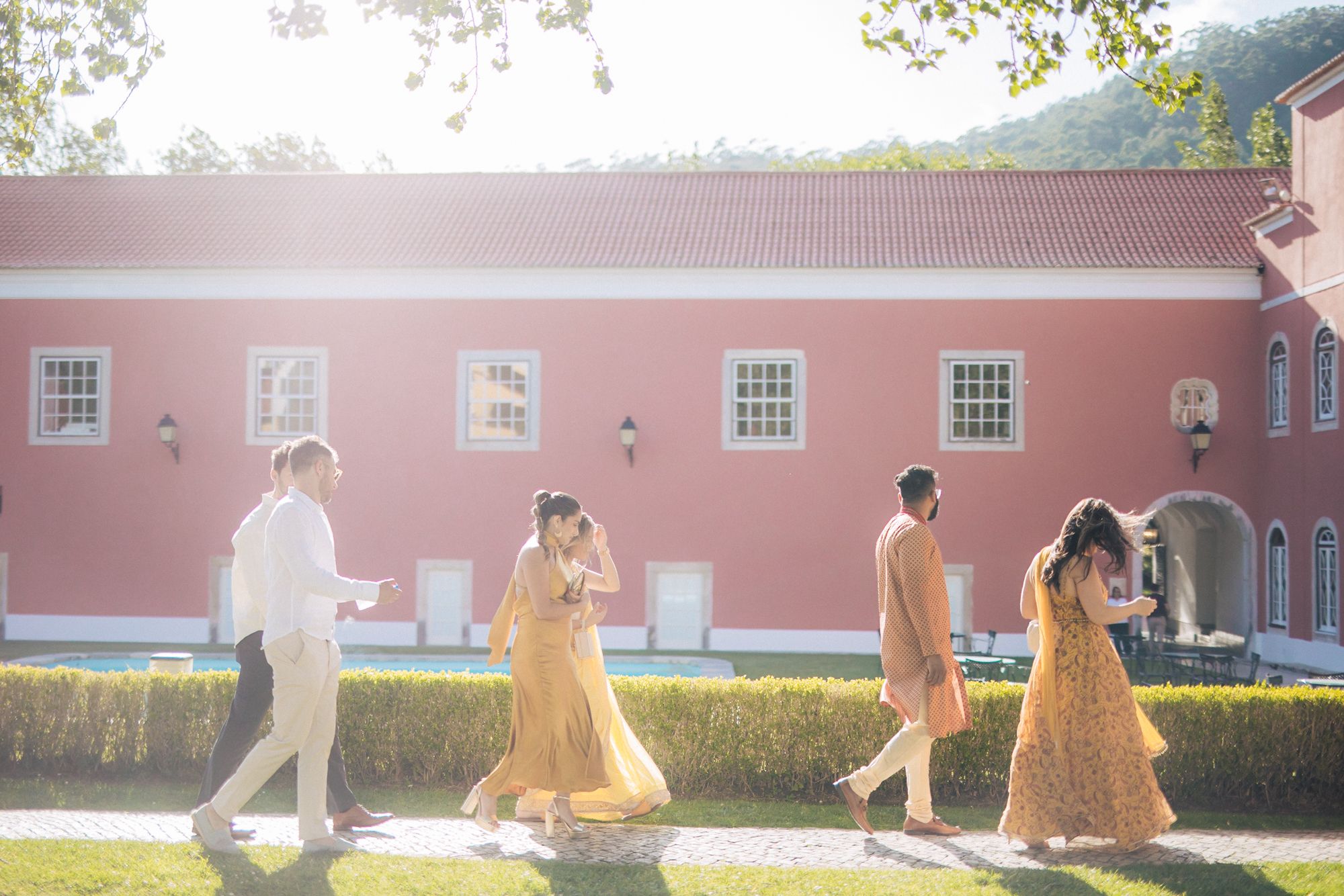 Vibrant Indian wedding at Penha Longa Resort, Portugal – A perfect blend of tradition and luxury. by a Lisbon Wedding Photographer