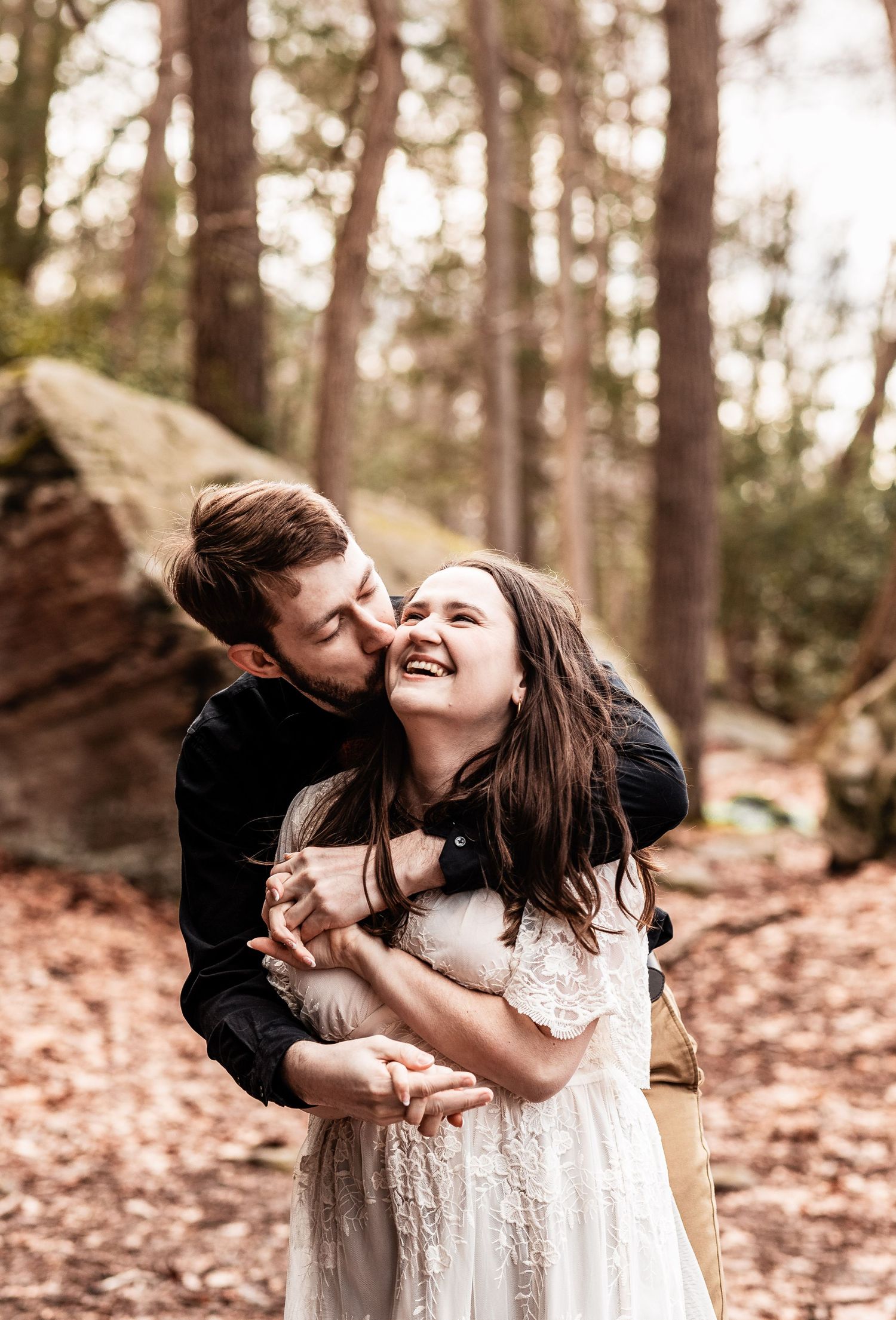 WV engagement session at Coopers Rock State Park