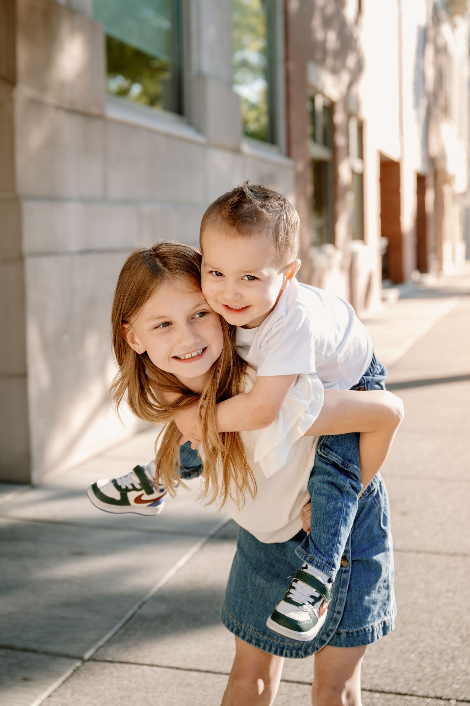 A downtown family photoshoot in Washington