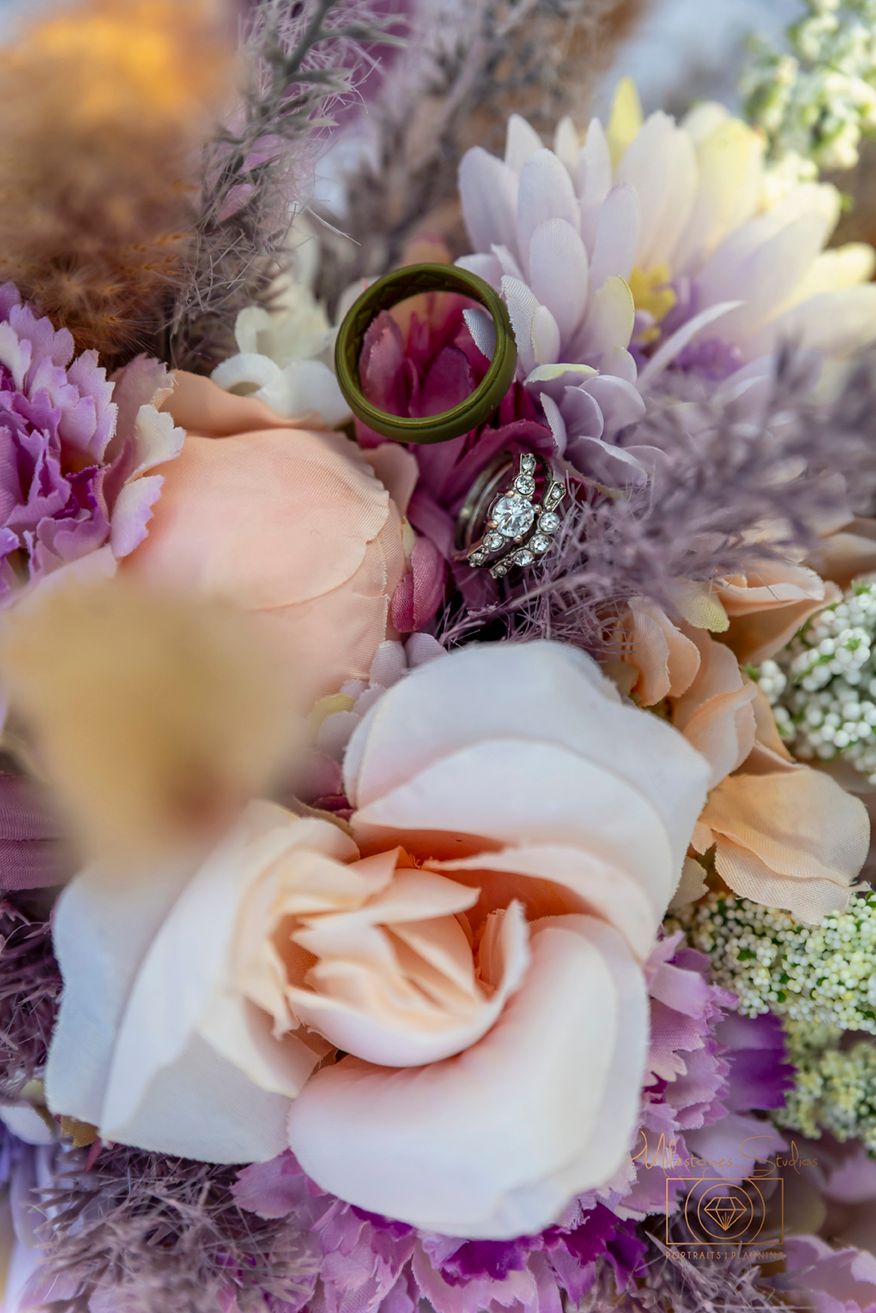 Pink and purple bouquet