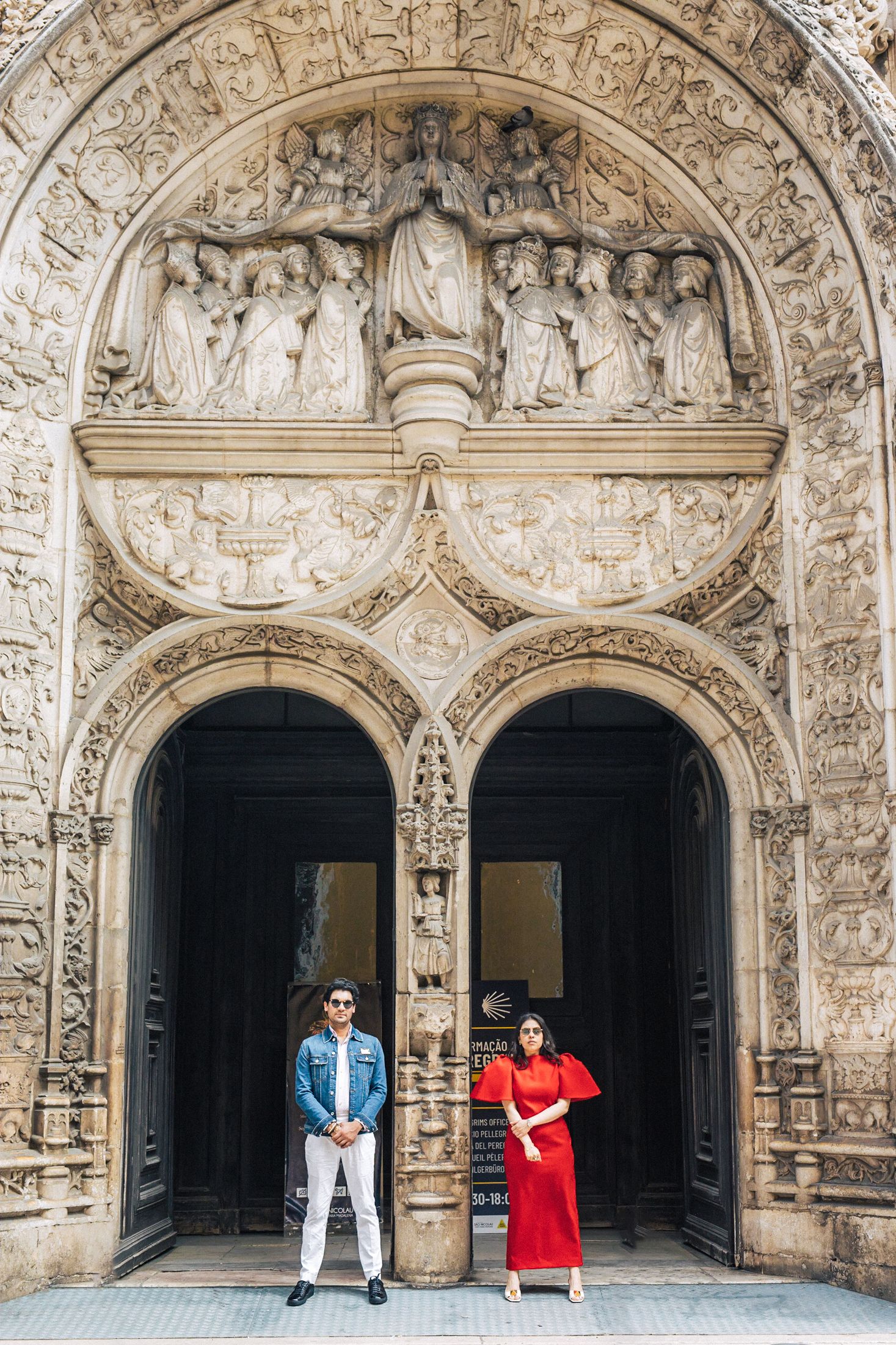 Pre-wedding photography in Lisbon for Indian couple visiting Portugal.