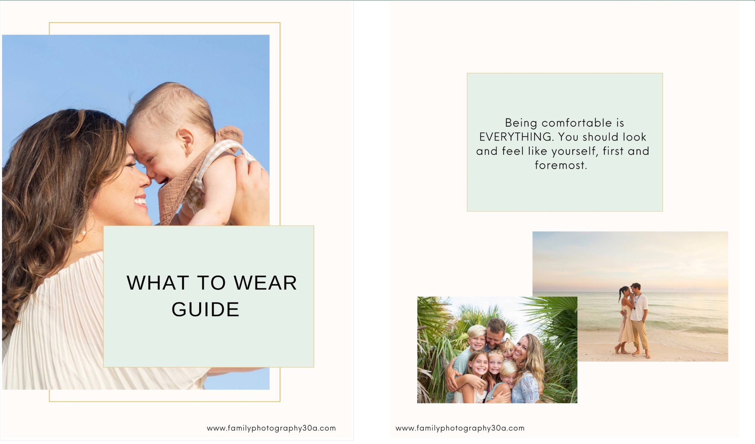 Three minimalist lifestyle blog post mockups with soft pastel colors and overlaid text on a white background.