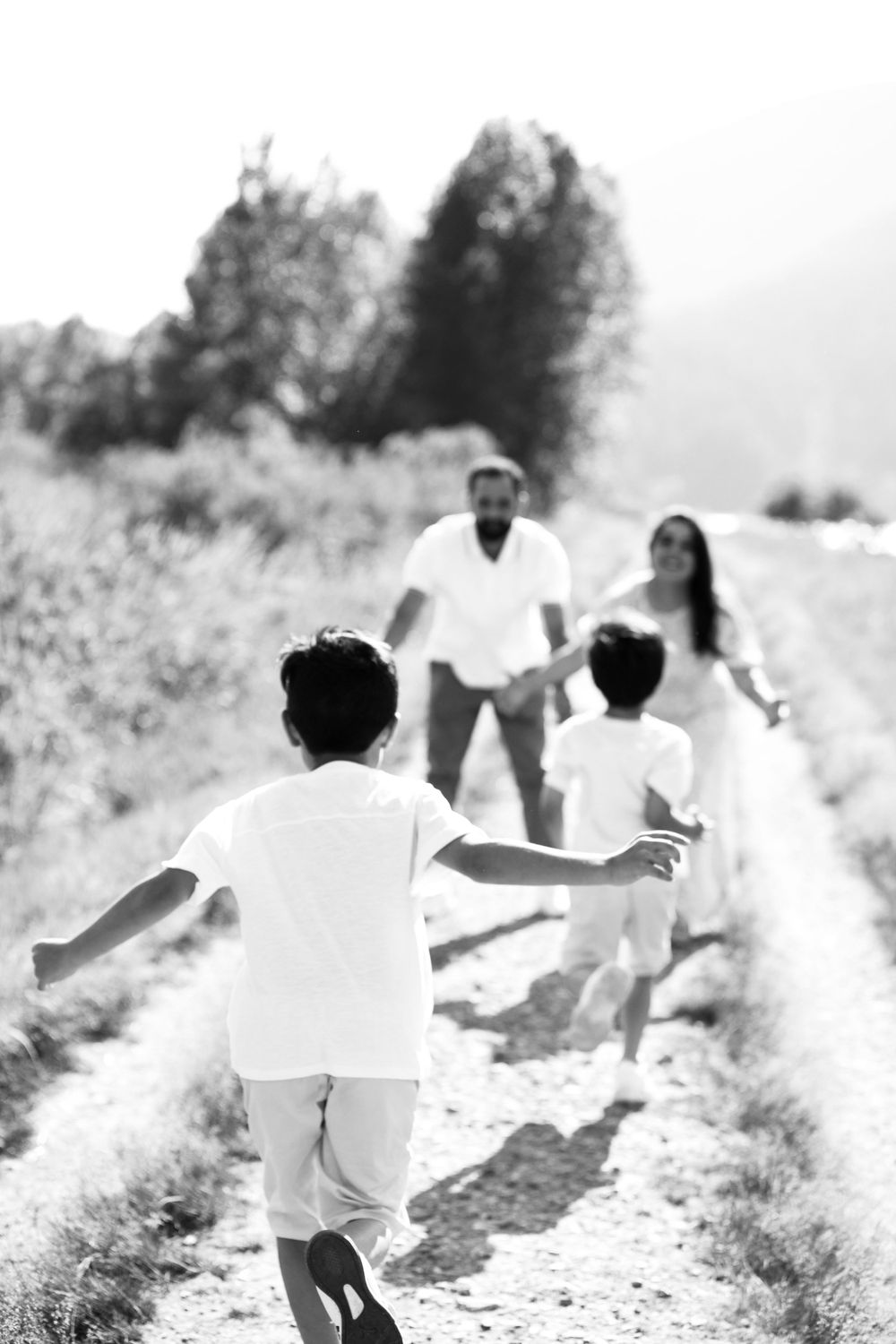 Lifestyle Family Photographer Black and White Photo