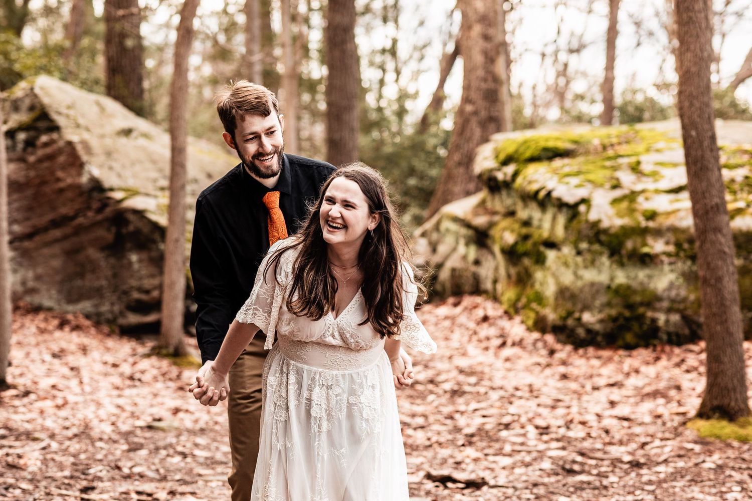 WV engagement session at Coopers Rock State Park