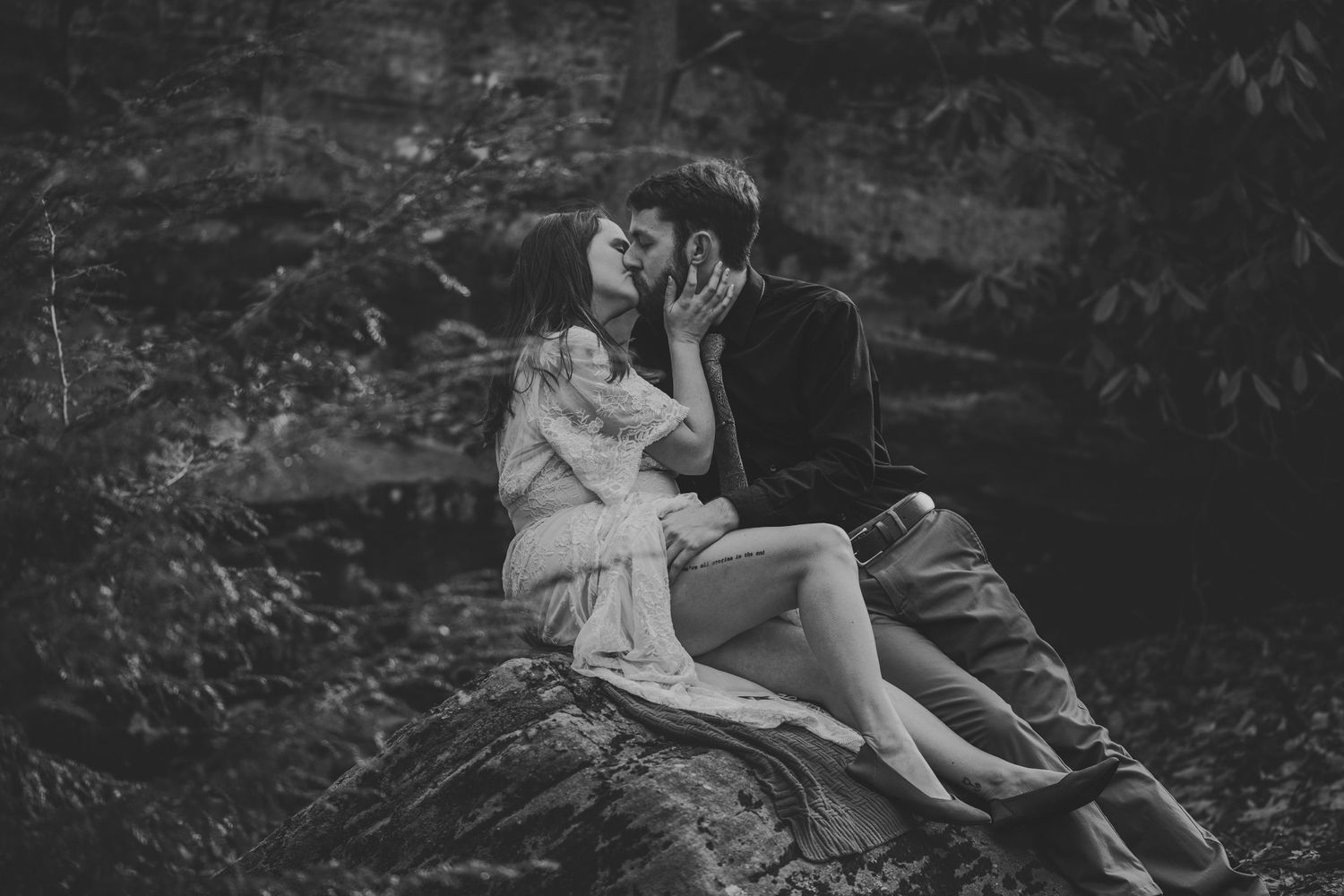 WV engagement session at Coopers Rock State Park