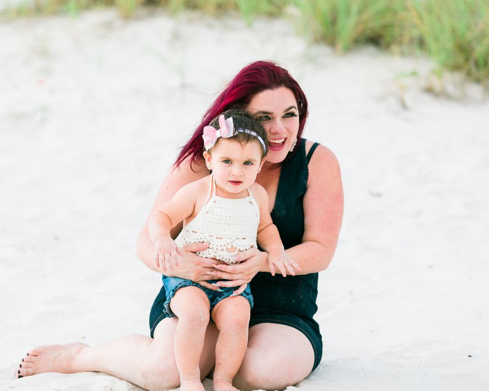 Fun Family Portrait Photography at the Beach