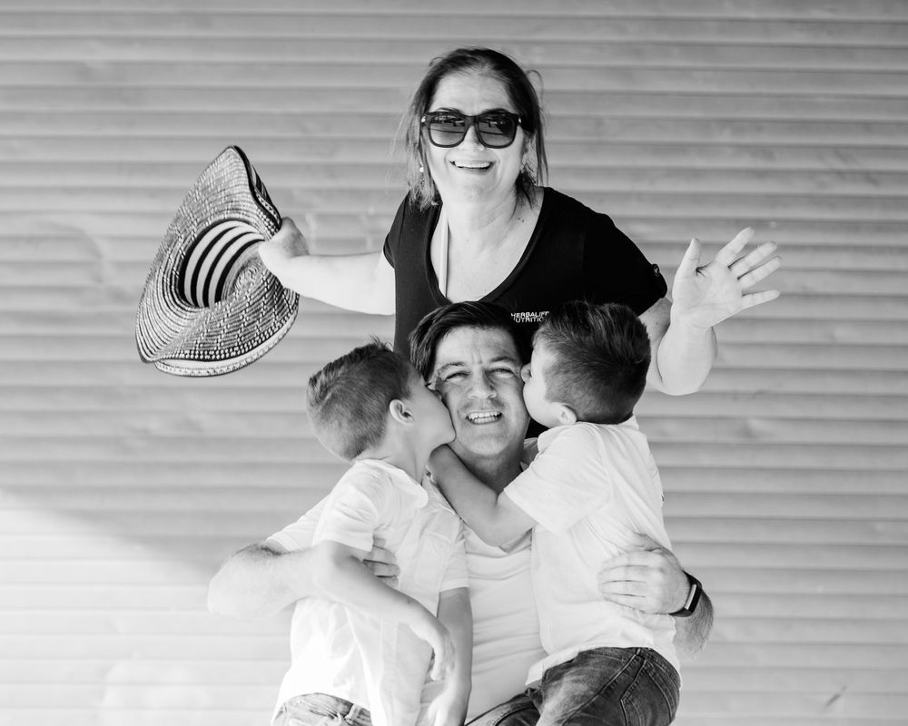 Fun Family Portrait Photography at the Beach