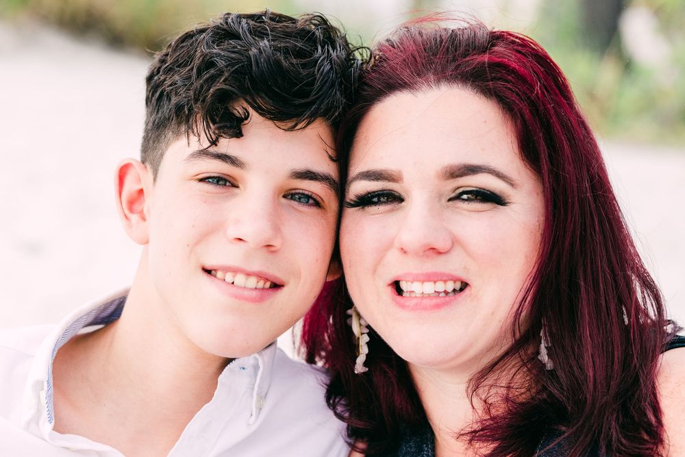 Fun Family Portrait Photography at the Beach