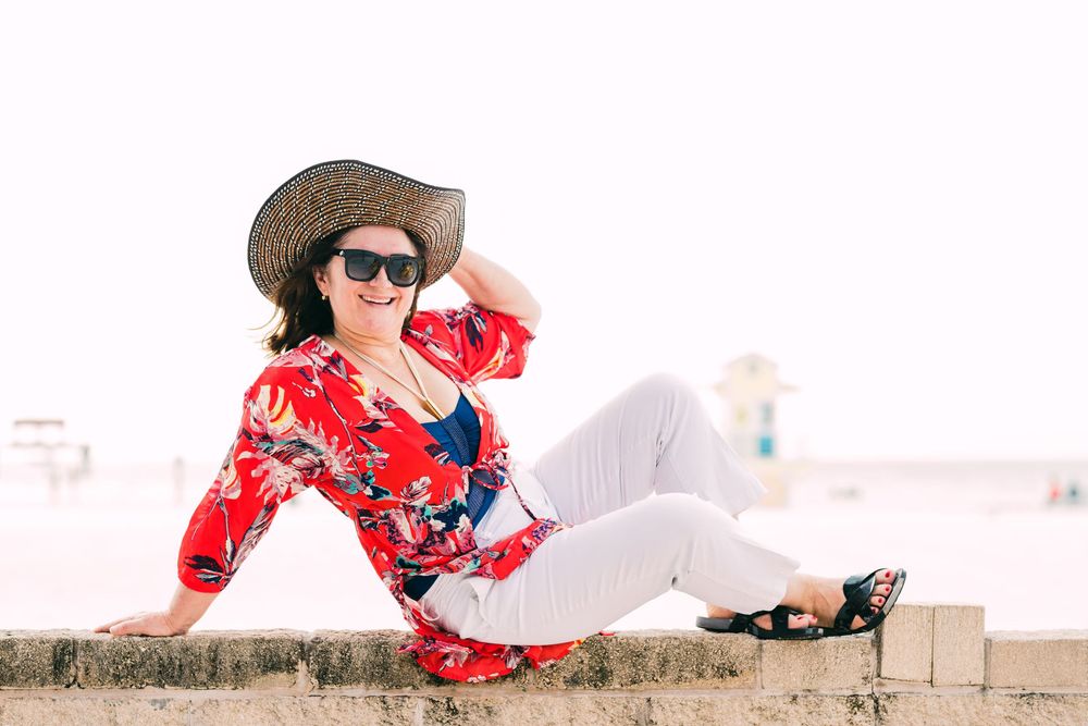 Fun Family Portrait Photography at the Beach