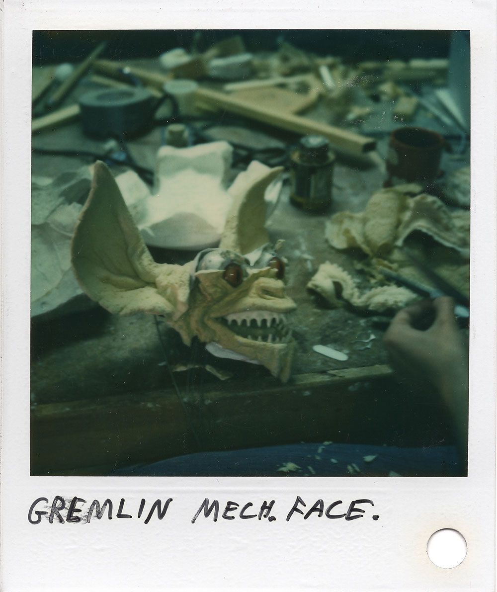 Animatronic Gremlin puppets being made