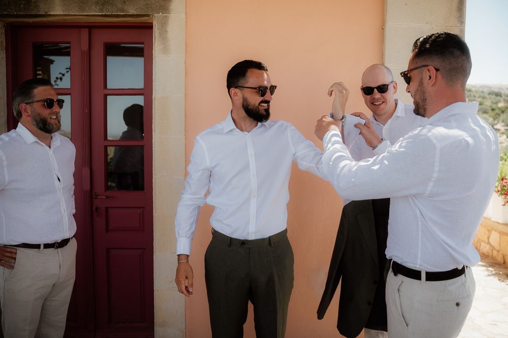 rustic chic vineyard wedding photographer in Agreco Farms, Crete Greece