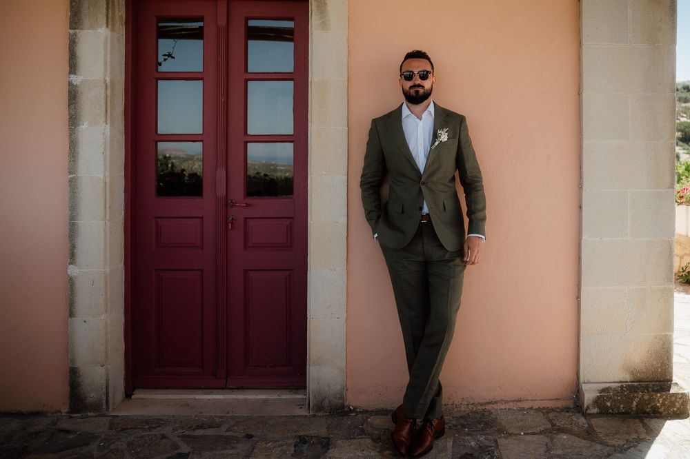 rustic chic vineyard wedding photographer in Agreco Farms, Crete Greece