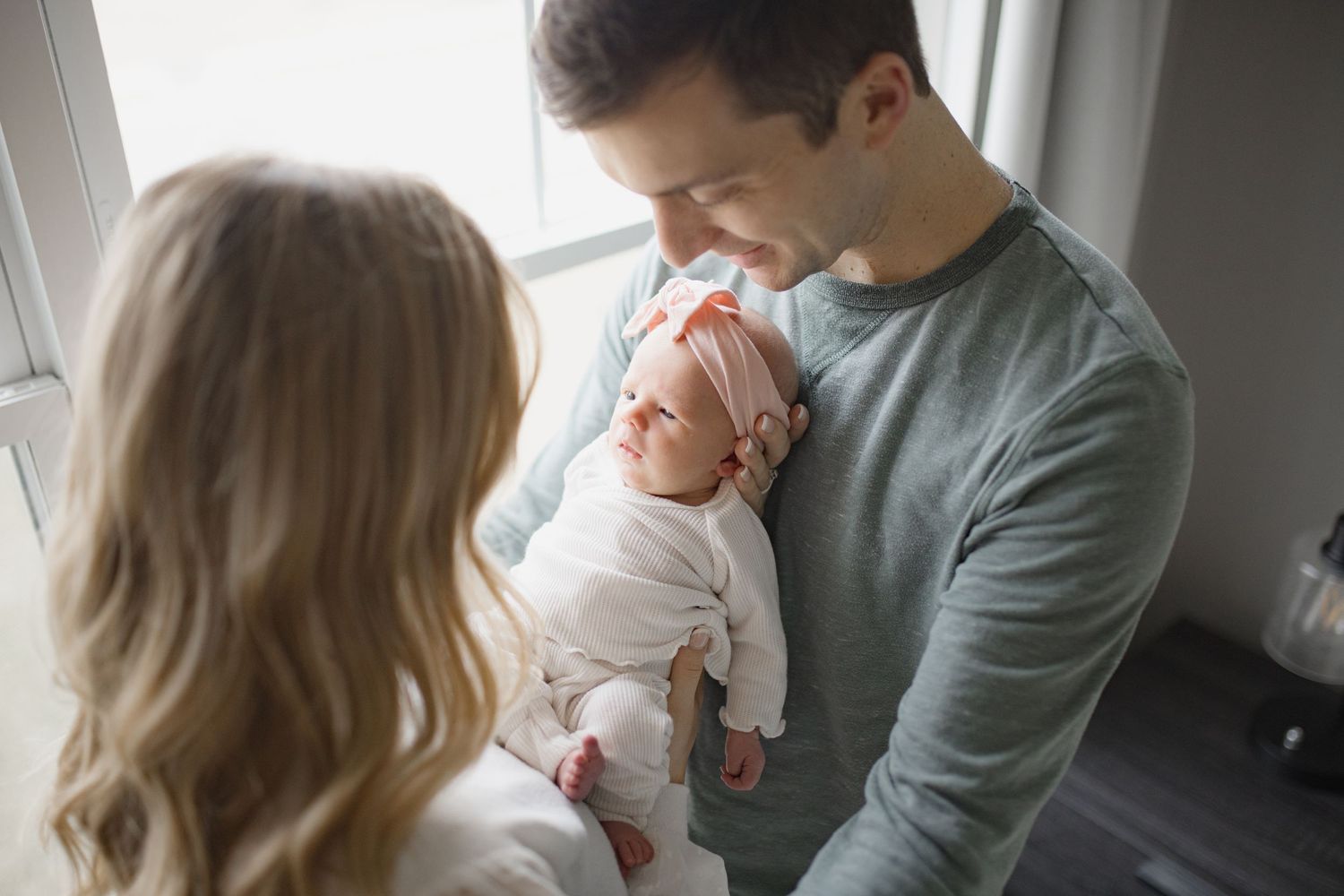 Newborn Documentary lifestyle photoshoot in Marion Indiana