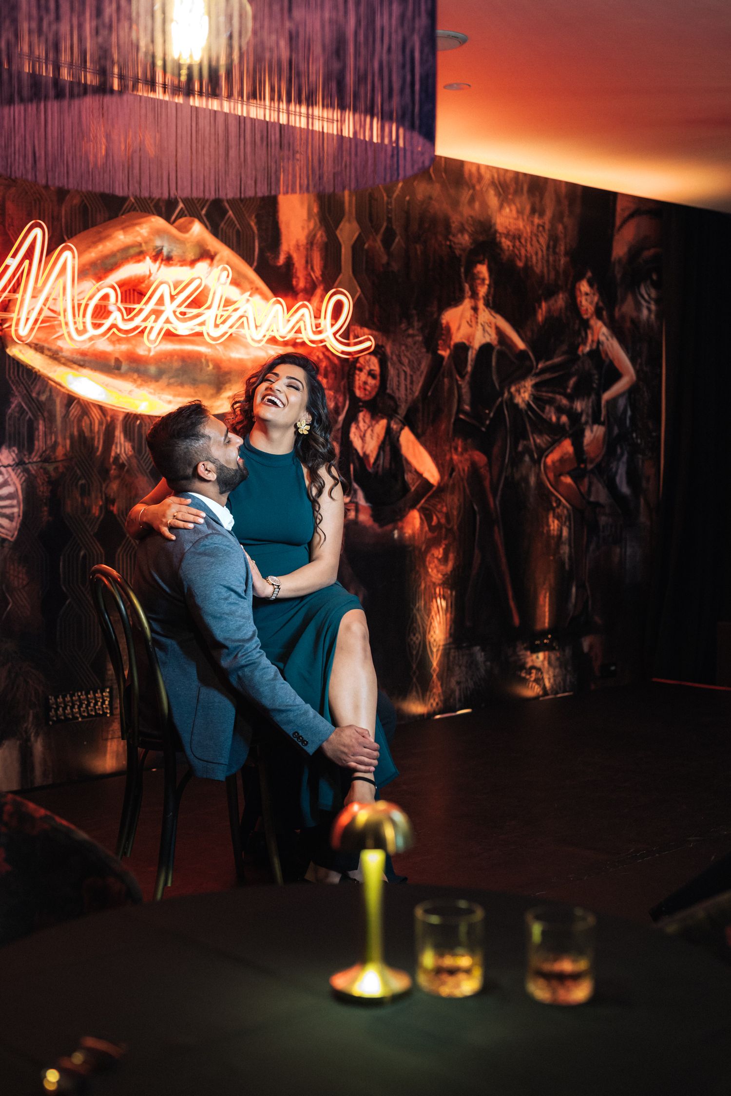 Portugal wedding photographer captures engagement photoshoot at Maxime Hotel Lisbon, with cinematic & editorial photo style