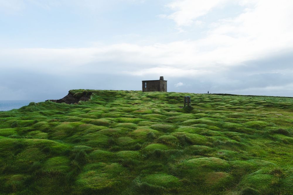 Downpatrick Head - road trip irlande van