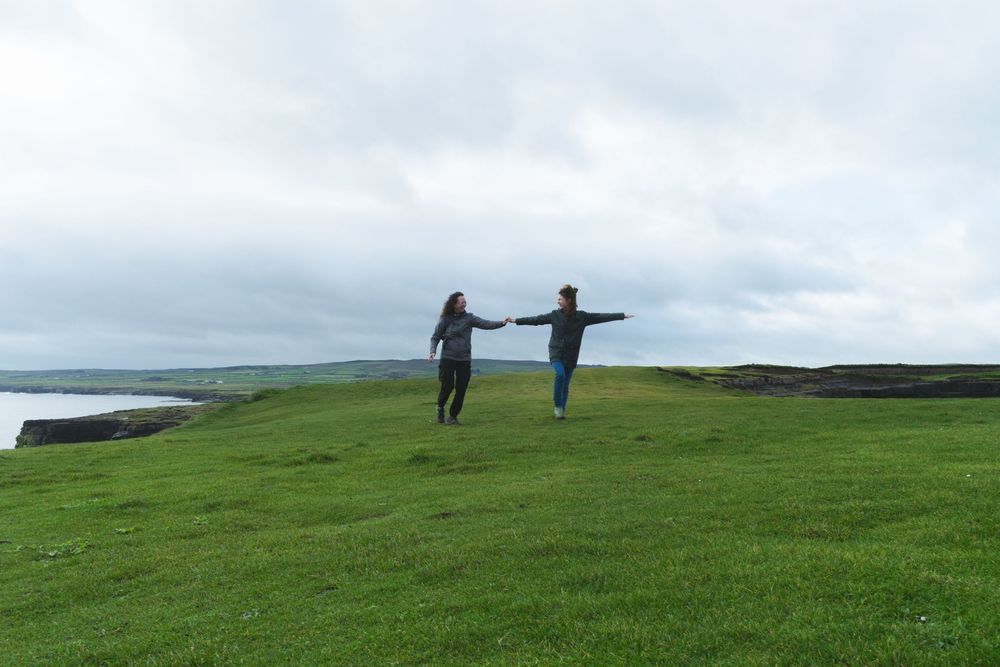 Downpatrick Head - road trip irlande van