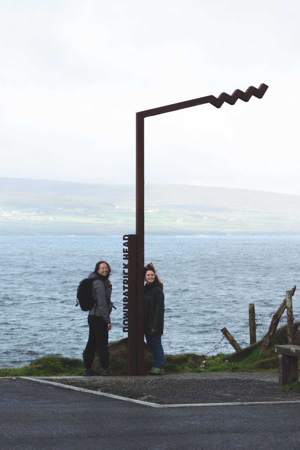 Downpatrick Head - road trip irlande van