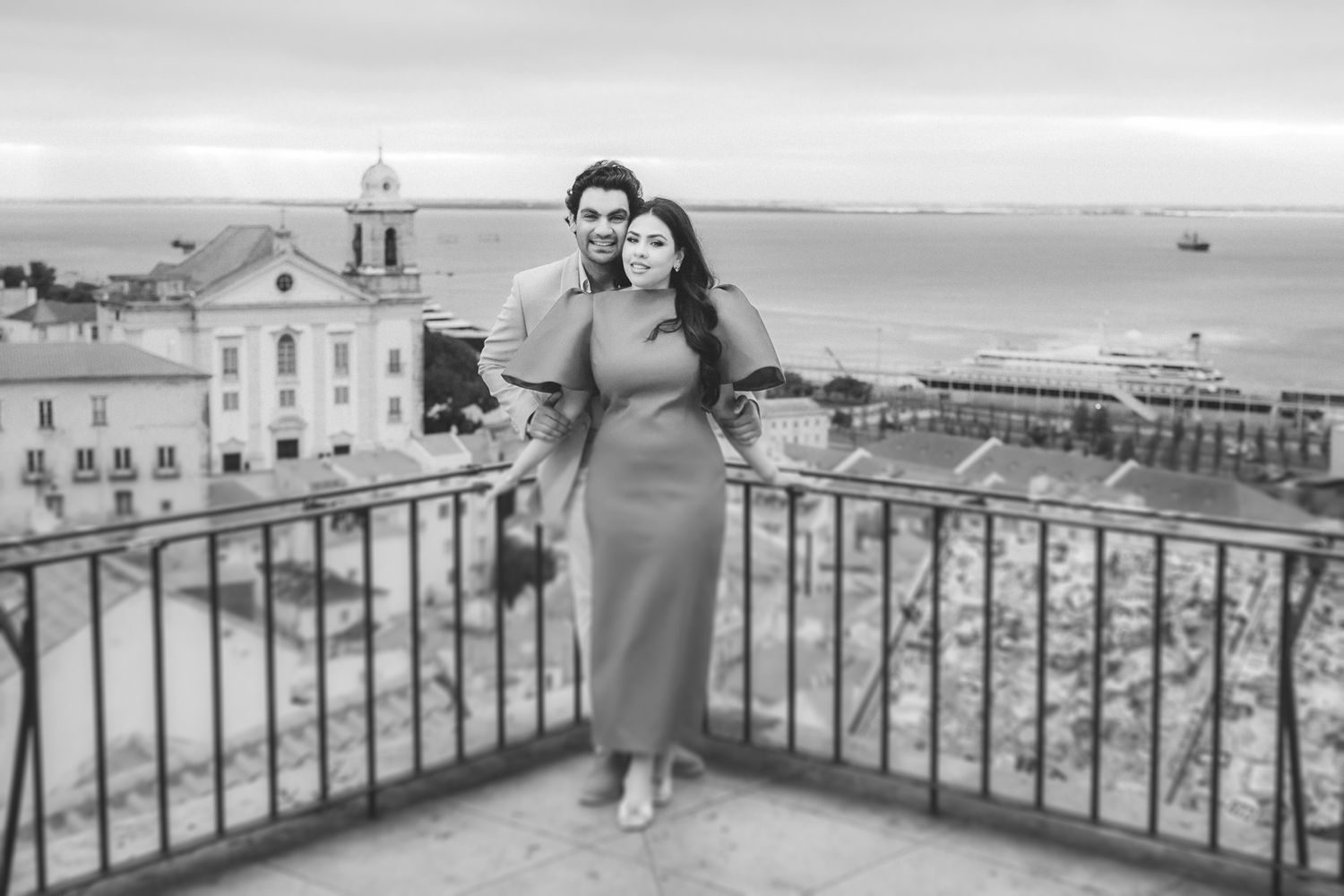 Pre-wedding photography in Lisbon for Indian couple visiting Portugal.