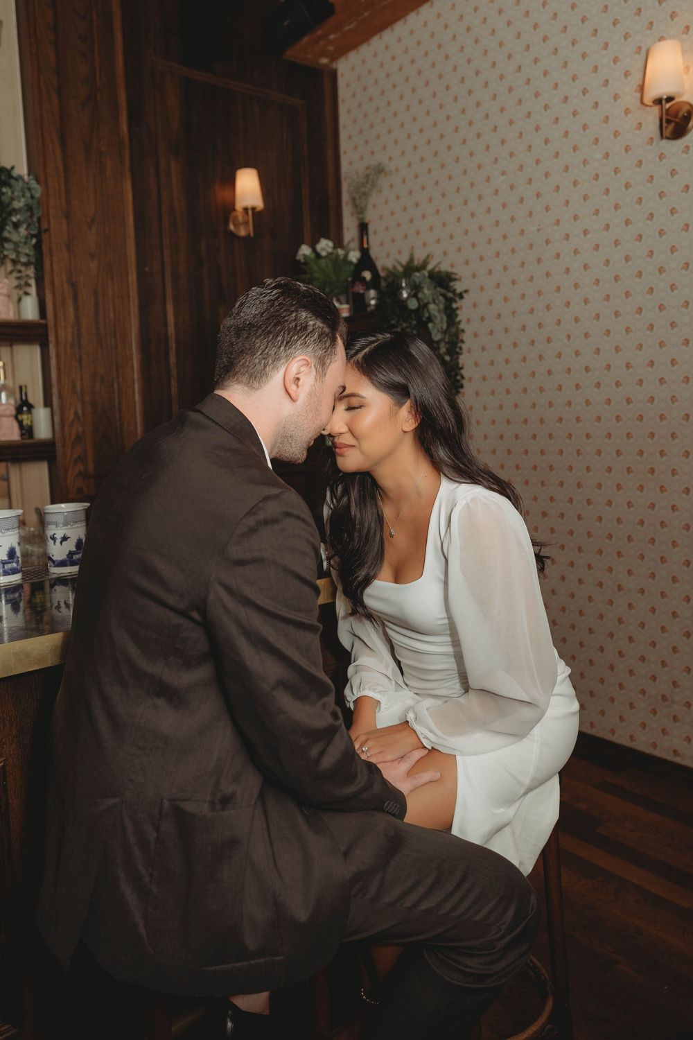 Downtown edmonton engagement session