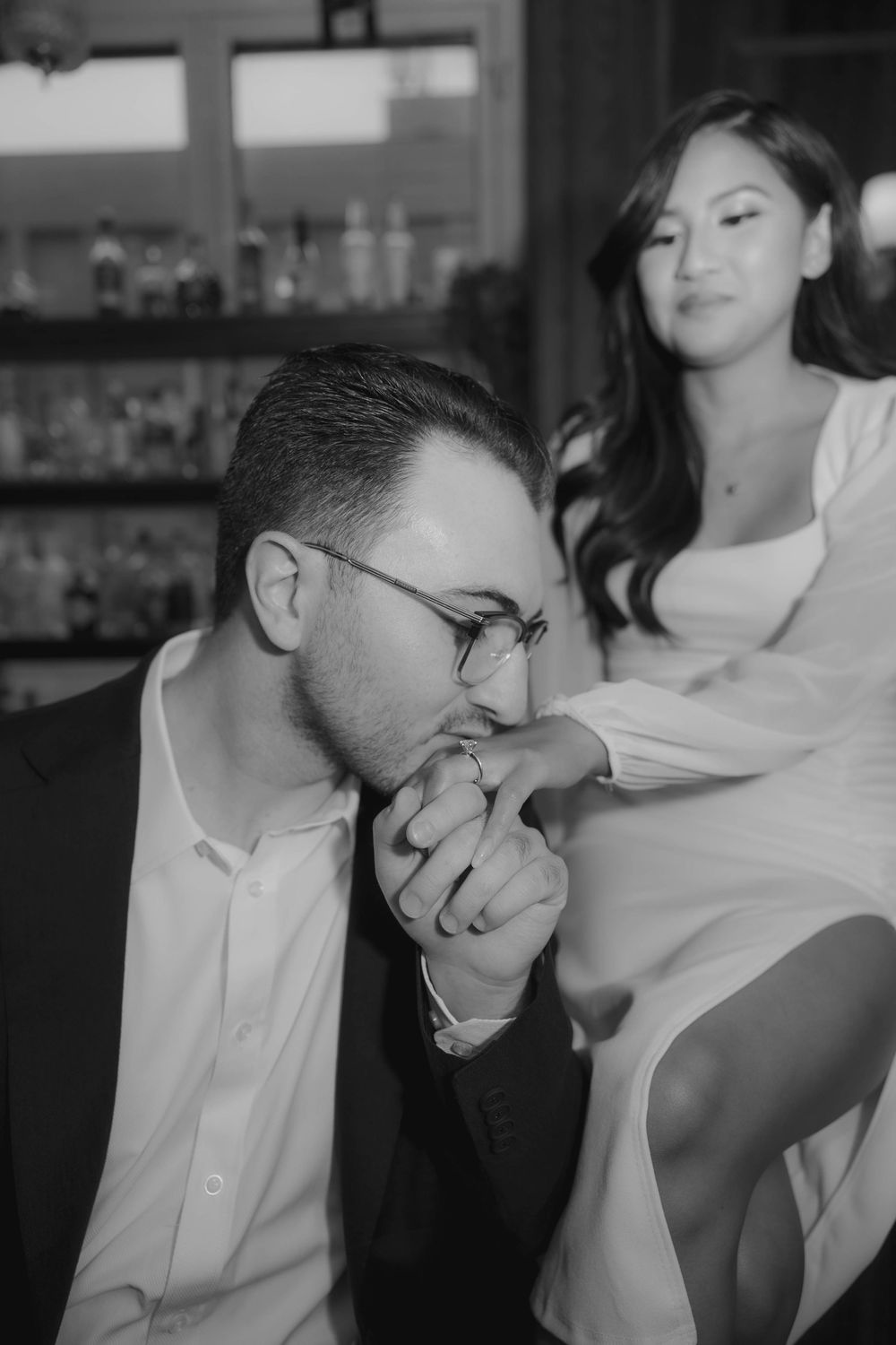 Downtown engagement session